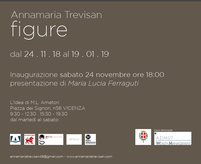 Annamaria Trevisan figure mostra a vicenza arte veneto mostre cosa fare in veneto cosa fare a vicenza eventi gatte Vicentine donne di voi cents donne venetebilaria rebecchi artisti vicenza arte veneto artisti veneti creativi CreatiVity veneti CreatiVity vicenza 